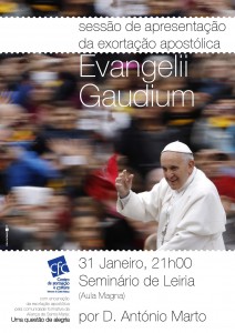 CFC apresentação evangelii gaudium - cartaz
